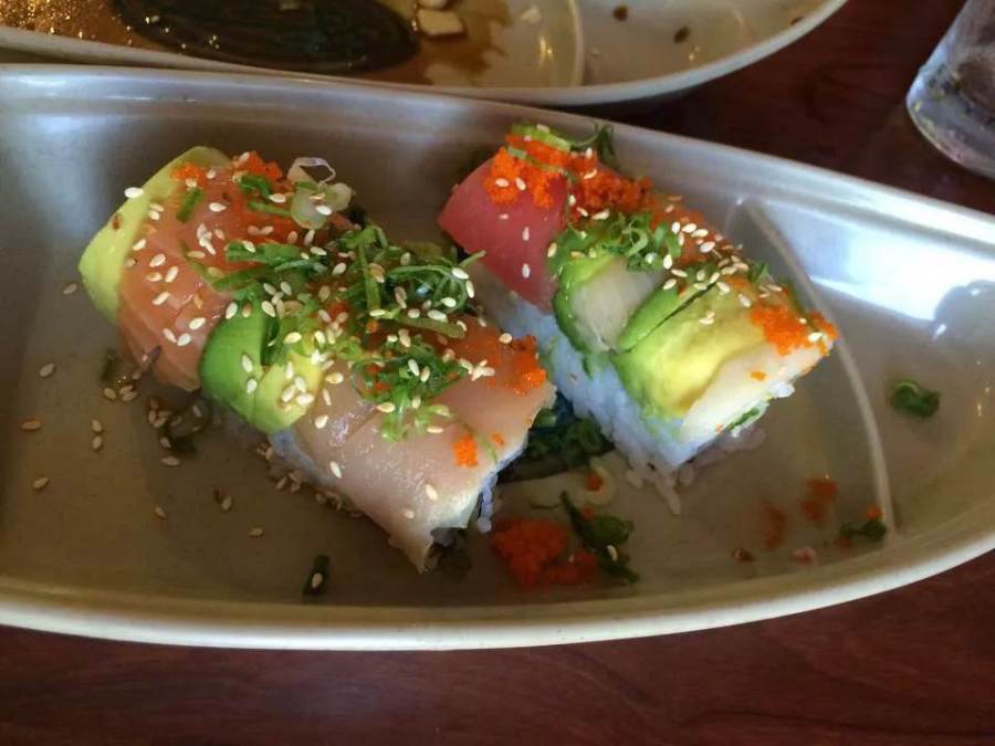 The Rainbow Roll. Photo courtesy of Lily Garcia