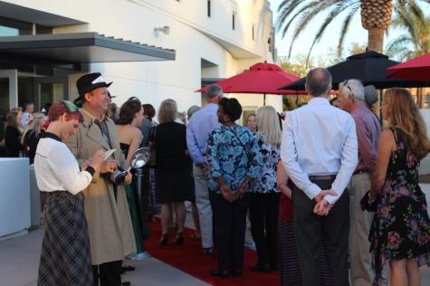 Red carpets and ribbons