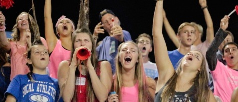 Last minute victory at the pink out game