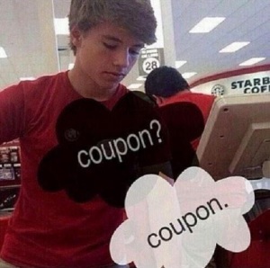 This is one of the many "Alex from Target" memes that have circulated throughout the Internet. Like a plethora of other memes, this picture incorporates other popular culture. Photo credited to Google Images.