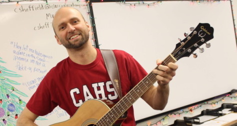 Mr. Sheffield from childhood to college to subbing at CAHS