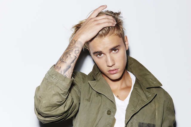 Justin Bieber poses for a recent photoshoot.