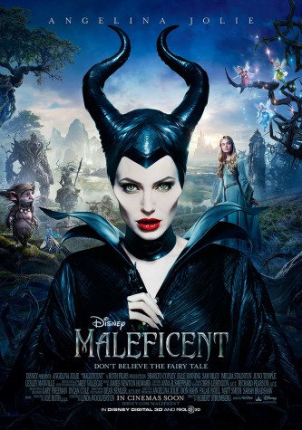 The movie poster of Maleficent owned by Disney 