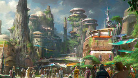 Made by Disney, to show what the park will look like