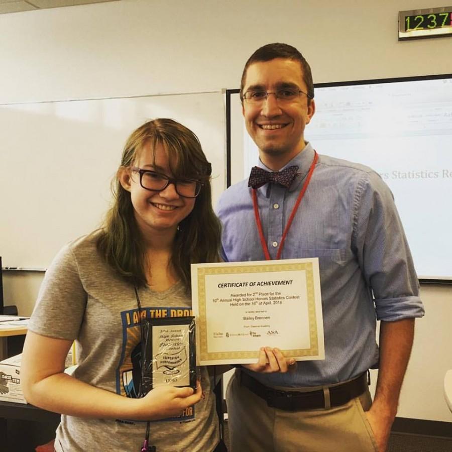 Senior Bailey Brennen places second at UCSD Honors Stats competition