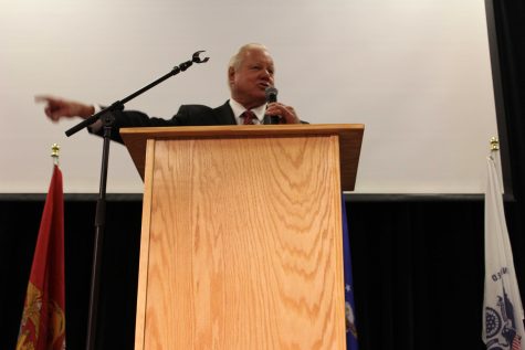 CAHS students gather for the Veterans’ Day Assembly