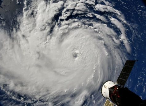The view of Hurricane Florence from the International Space Station. Image courtesy of NASA.